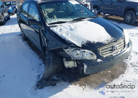 2003 Toyota Corolla Le z USA, uszkodzony, nr VIN JTDBR38E630051006